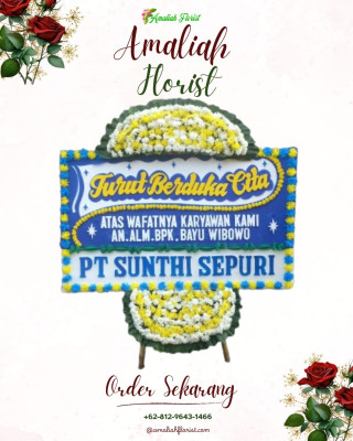 Papan Bunga Duka di Tarutung Baru