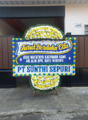 Papan Bunga Duka di Tarutung Baru