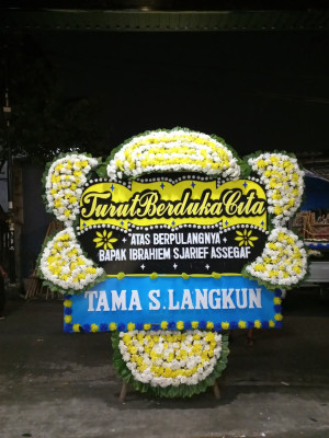 Papan Bunga Duka di Tarutung Baru